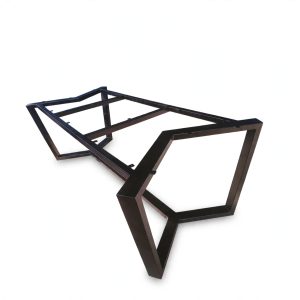 Rangka Meja Makan Industrial Trapezoid